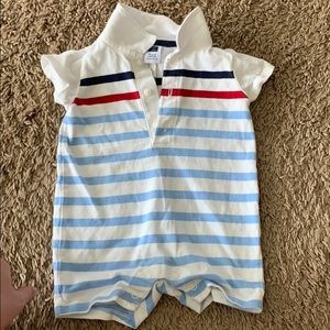 Janie and Jack Boy Romper 0-3 mo